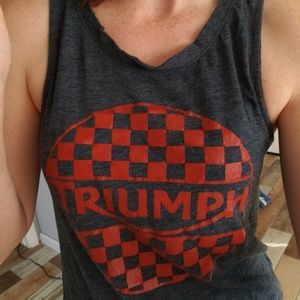 Lucky Brand Triumph Motorcycles tank